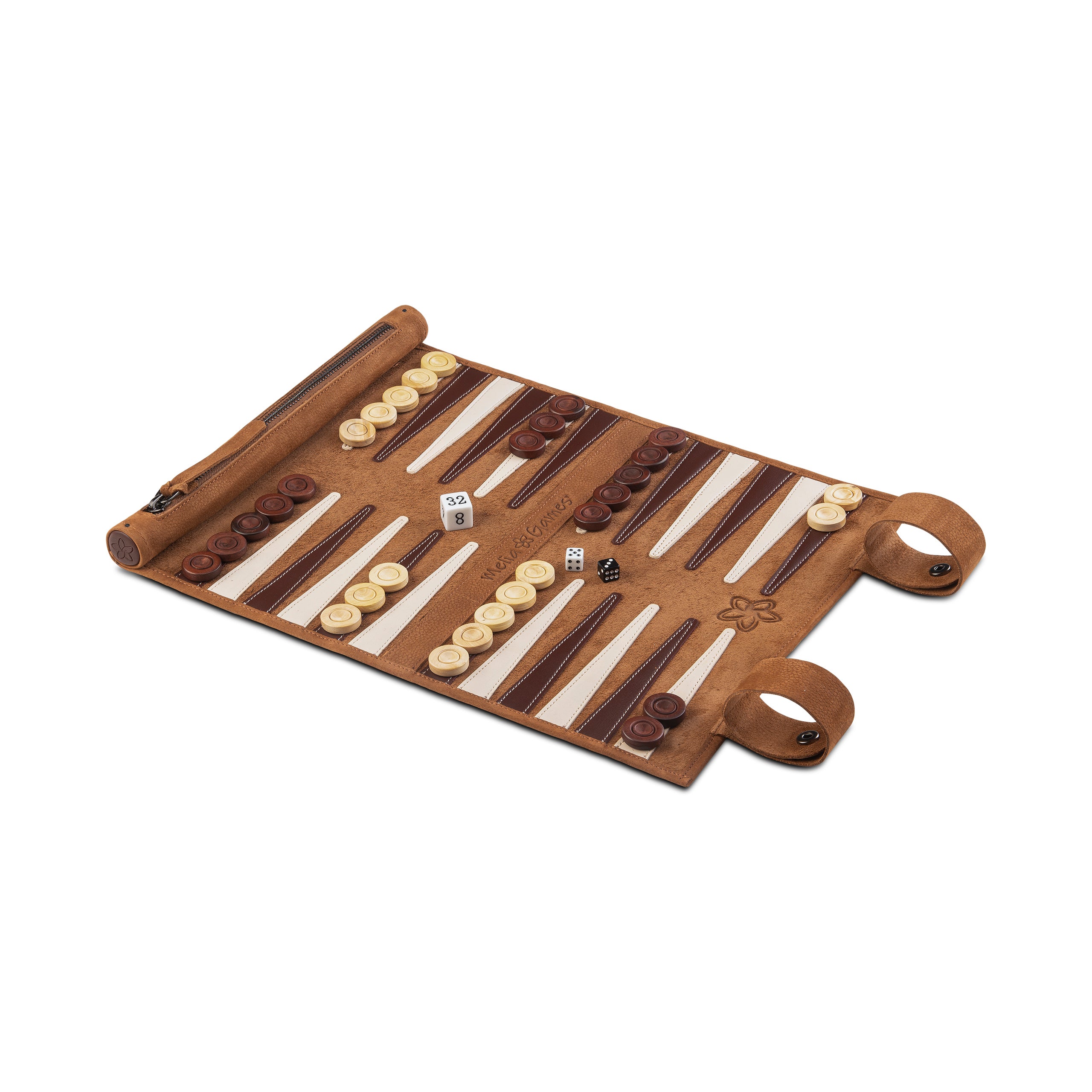 Bella Italia Reise-Backgammon aus feinstem Nubuk Echt-Leder mit handgefertigten Holzspielsteinen Melia Games Backgammon zum Rollen Bella Italia Reise-Backgammon aus feinstem Nubuk Echt-Leder mit handgefertigten Holzspielsteinen Melia Games Backgammon zum Rollen